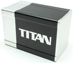 Boxgods Titan Black & Silver Deck Box